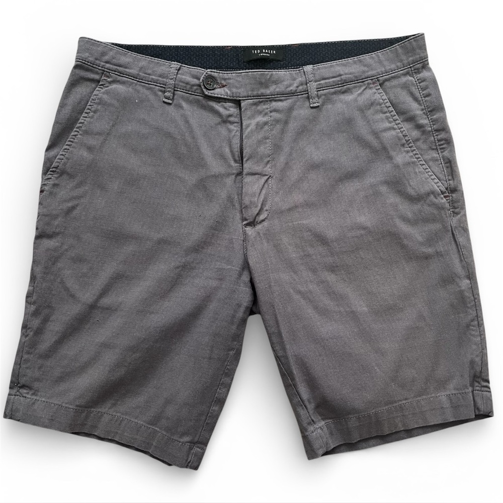 Ted Baker Men Chino Slim Fit Gray Shorts size 34